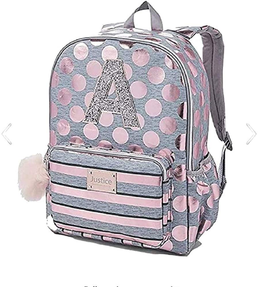 girls initial backpack