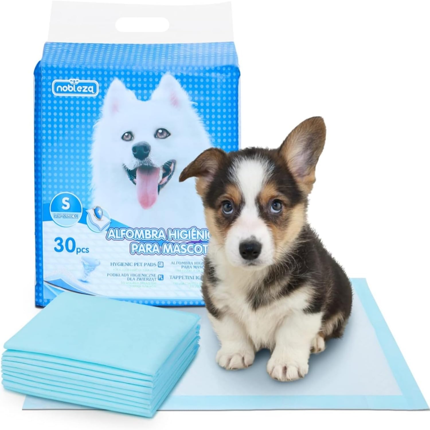 Nobleza 360 Unidades Empapadores Perros Alfombrilla higiénica de Entrenamiento para Perros Ultraabsorbente 40cm*60cm