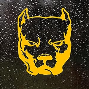 Bulldog Auto Stickers, Diverse Maten Grappige Auto Sticker en Decal White/Black Vinyl Auto Auto Stickers op Bumper…