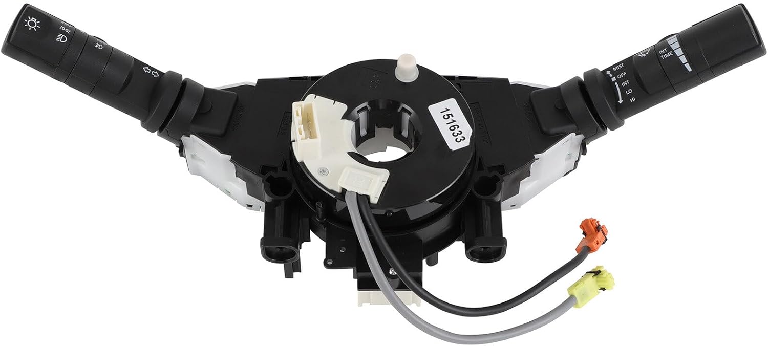 SCITOO Combination Switch Turn Signal Switch 25560-ET11A 25560-ET11B Multi-Function Switch Fits 2007-2012 for Nissan Sentra