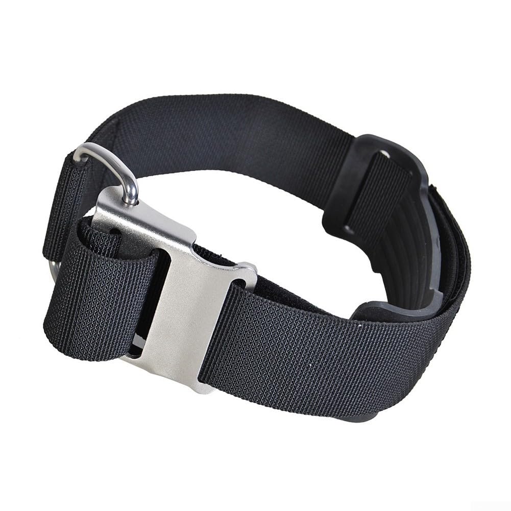 Stainless Steel Cam Lock Buckle Scuba Diving Tank Band for 12L Cylinder Providing Secure Fit for Diving Gear