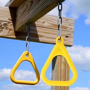 Ubersweet Kids Pull Up, Kids Workout Plastic Heavy Duty for Backyard for Training Equipment for Swing Bar for Playground Equipment(Yellow) ||