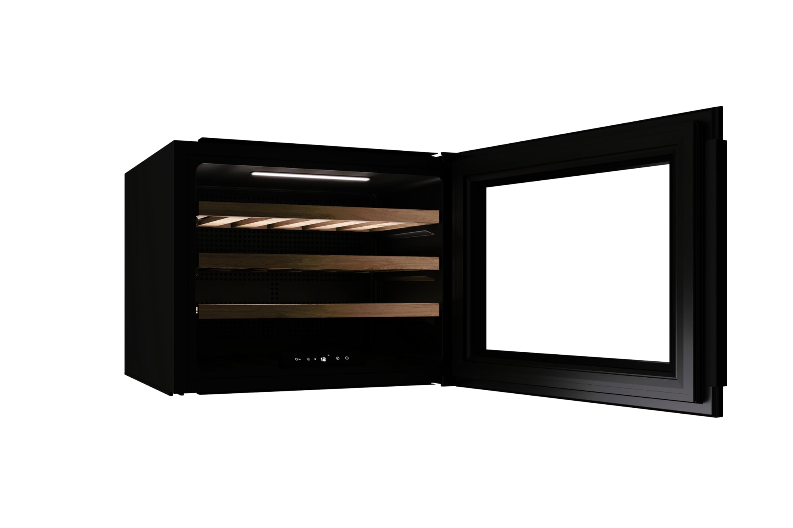 Teka - Vinoteca - Enfriador de vinos empotrable con capacidad para 24 botellas y control de temperatura ajustable - Modelo Sommelier RVI 10024 GBK
