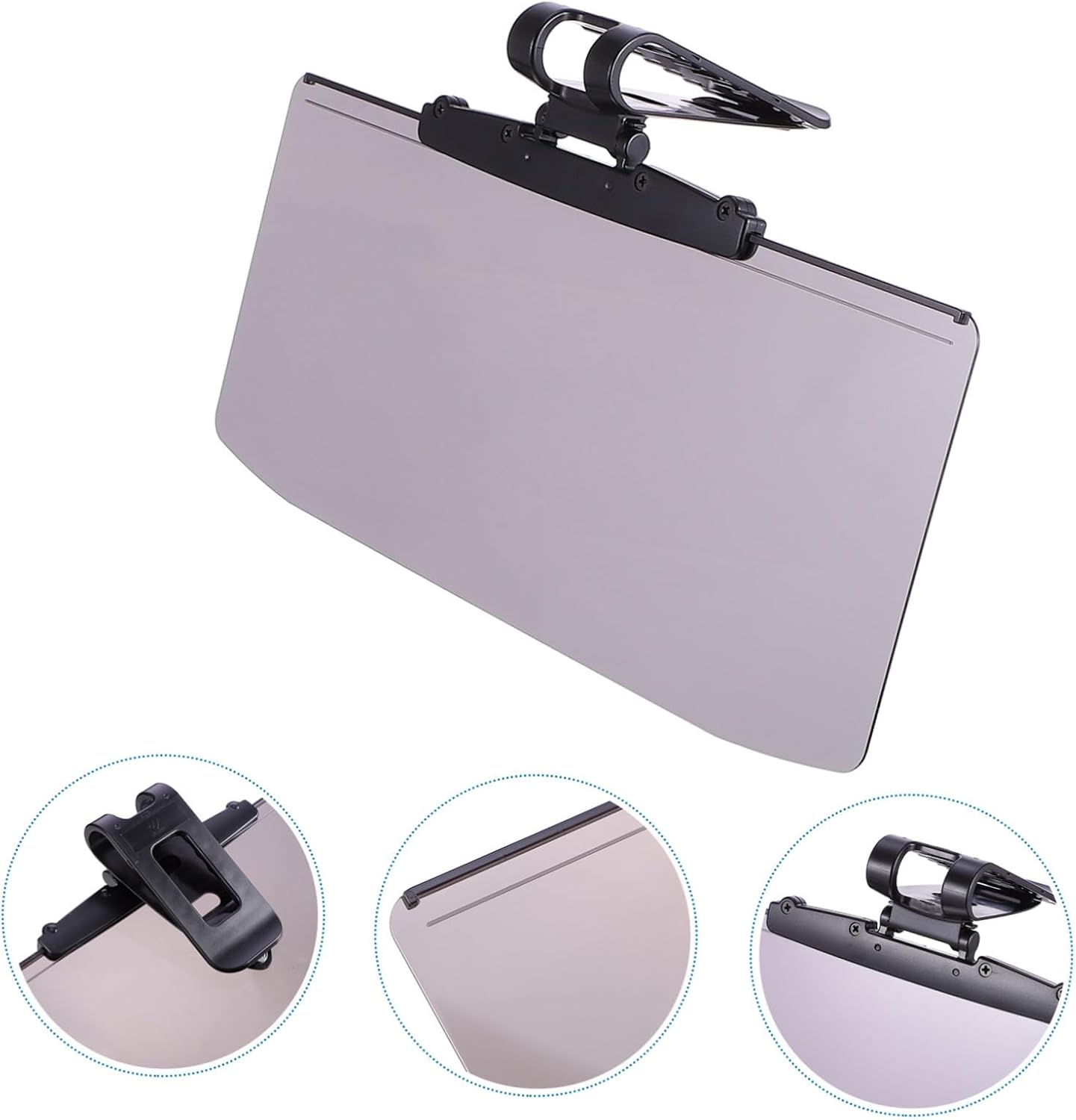 2pcs Visor Glare Windshield Sun Shade Automotive Interior Protection Sliding Visor