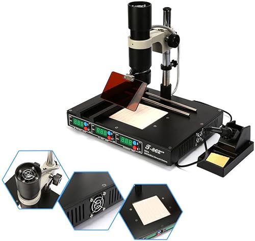 Nueva T862++ BGA Estación de Retrabajo Infrarrojo IRDA Soldador Soldador Máquina de soldadura (T862++)