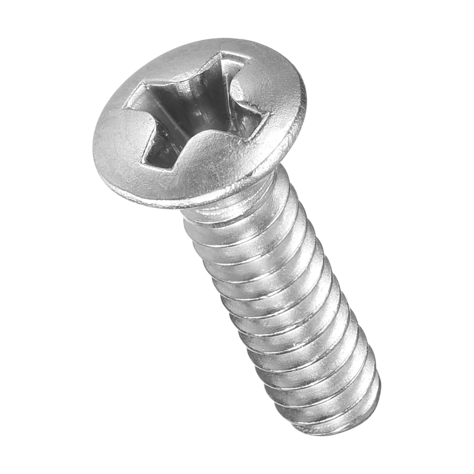 METALLIXITY Phillips Cross Recessed Countersunk Head Screws Bolts (#6-32x1/2") 50Pcs