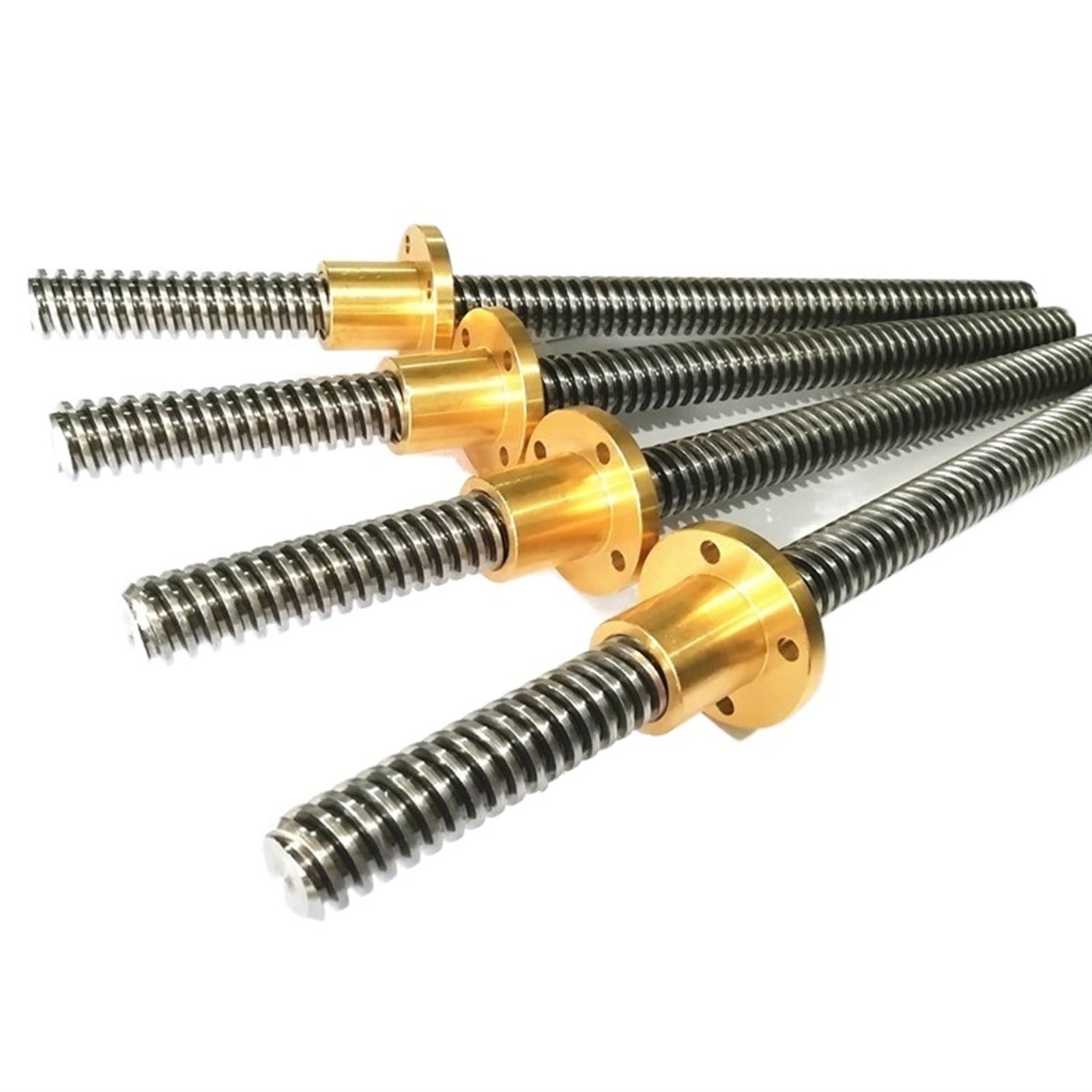 Gewindespiel T20 Trapezspindel-Spindel, 100 mm bis 1000 mm, T20-Leitspindelstange, 4 mm Steigung, 4 mm Blei-Trapezspindelstange mit Messingmutter Schraube trapezförmig (Size : 100mm)