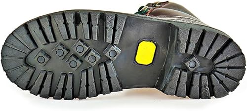 Miniatura 6 de Jim Green Botas Razorback para hombre, con cordones, resistentes al agua, de cuero de grano completo, botas de trabajo o senderismo