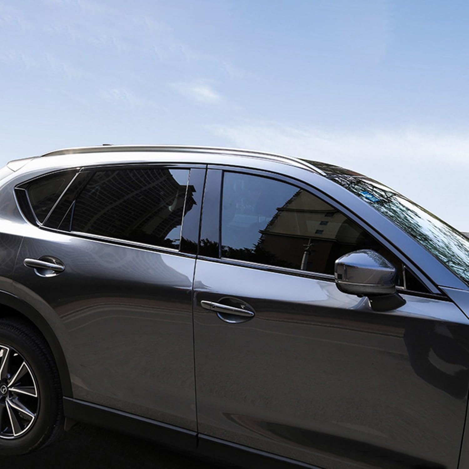 CX-5 KF系 ウィンドウモールカバー 12本セット 艶ありブラック Amazon | 【HIGH FLYING】マツダ CX-5 KF系 2017-2024 に適合