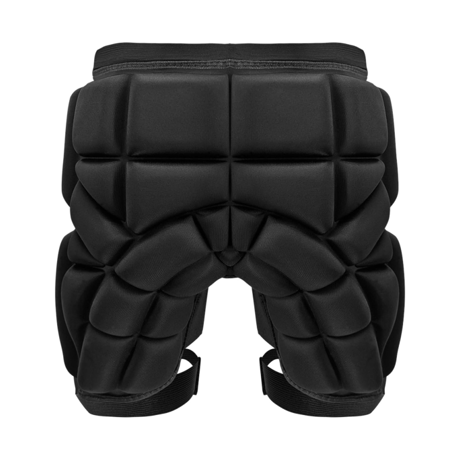 OutdoorMaster Snowboard Butt Pad, Single Board Hip Protectors, Shockproof Skate Butt SAVE Pads, Skating Butt Protection Shorts for Roller Skating/Skateboarding-Black