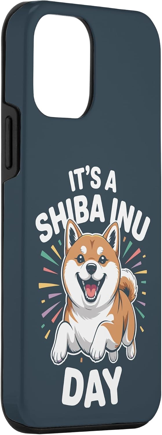 It’s A Shiba Inu Day Funny Japanese Hunting Pet Dog Breed Case for iPhone 12 mini image 3