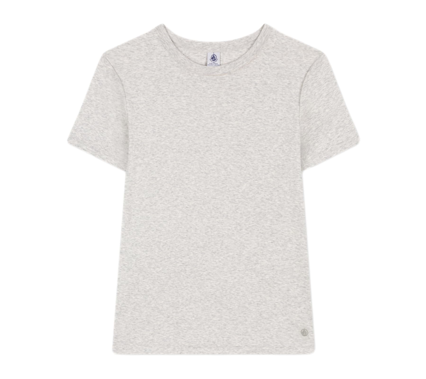Petit Bateau Women’s A0a18 Short Sleeve T-Shirt, Gray, M
