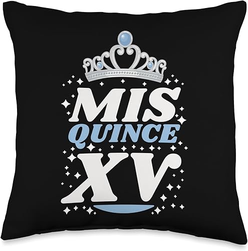 Miniatura 5 de Sweet 15 Mexican Birthday Party Quinceanera Mis Quince Años - Almohada de 18 x 18 pulgadas, multicolor