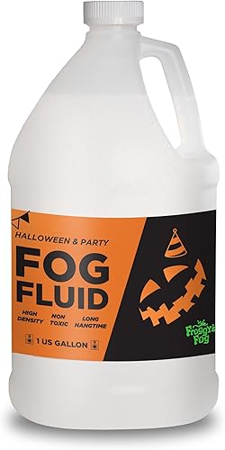 Líquido para niebla para generador de humo a base de agua, para fiesta de Halloween y DJ, hecho en EEUU, perfecto para generadores de niebla con
