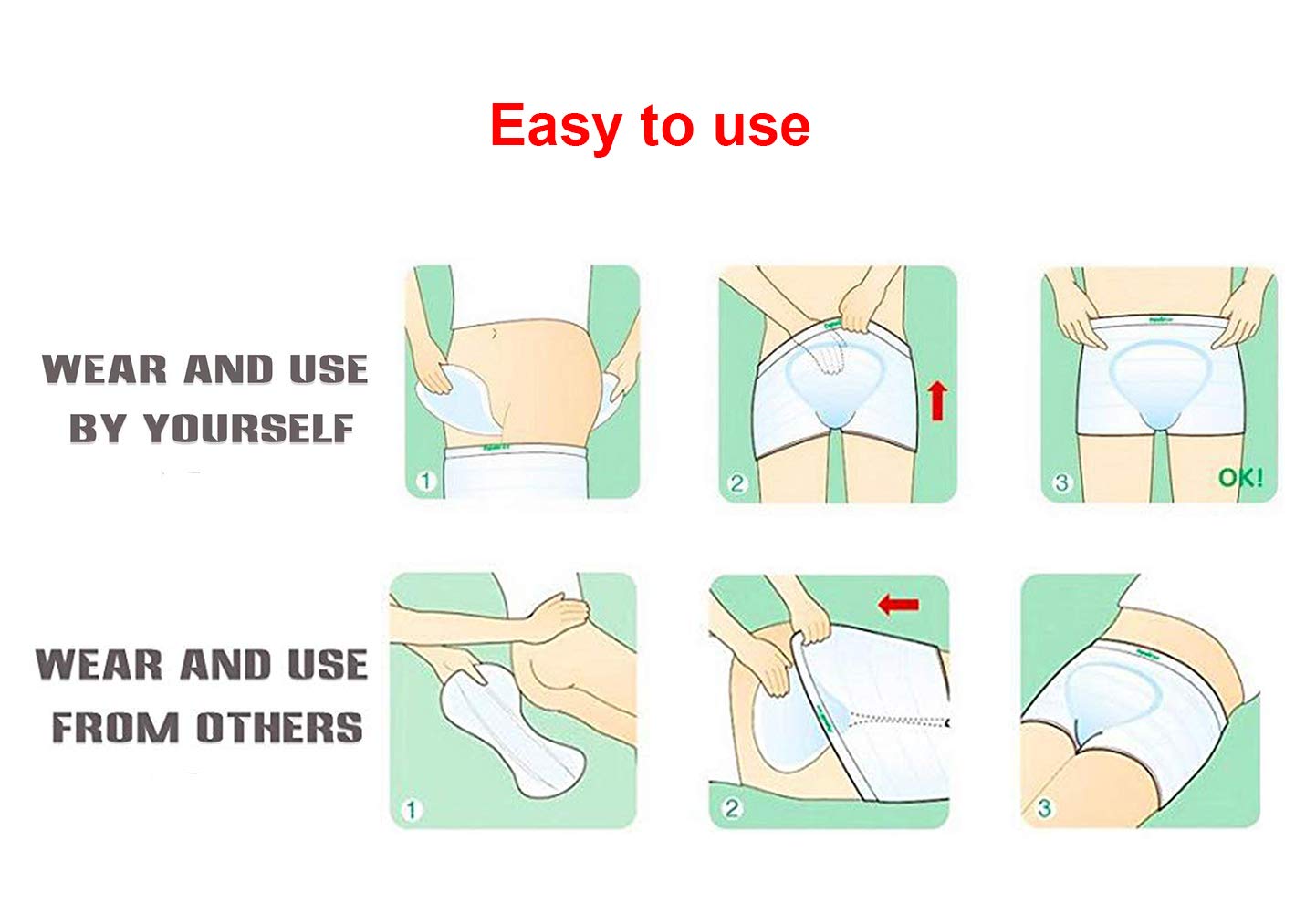 Mesh Disposable Underwear Travel Panties Handy Briefs, Quick Dry