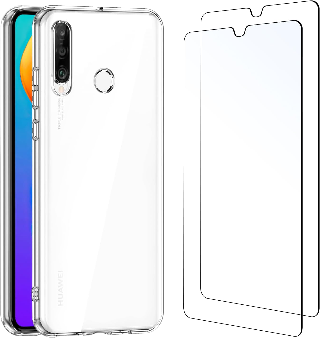 Custodia Trasparente Per Tutto Il Corpo 360 Per Huawei P Smart 2021 PPA-LX2 P Smart Z S PC Doppia Cover In Silicone Per Huawei P Smart Pro 2019 Coque - Foto 5