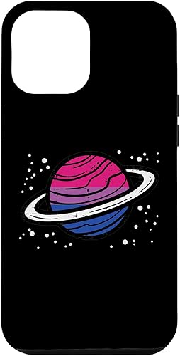Funda para iPhone 14 Pro Max Bisexual Planet Saturn Bi Pride Flag Lgbtq Hombres Mujeres Niños disponible en Yaxa El Salvador