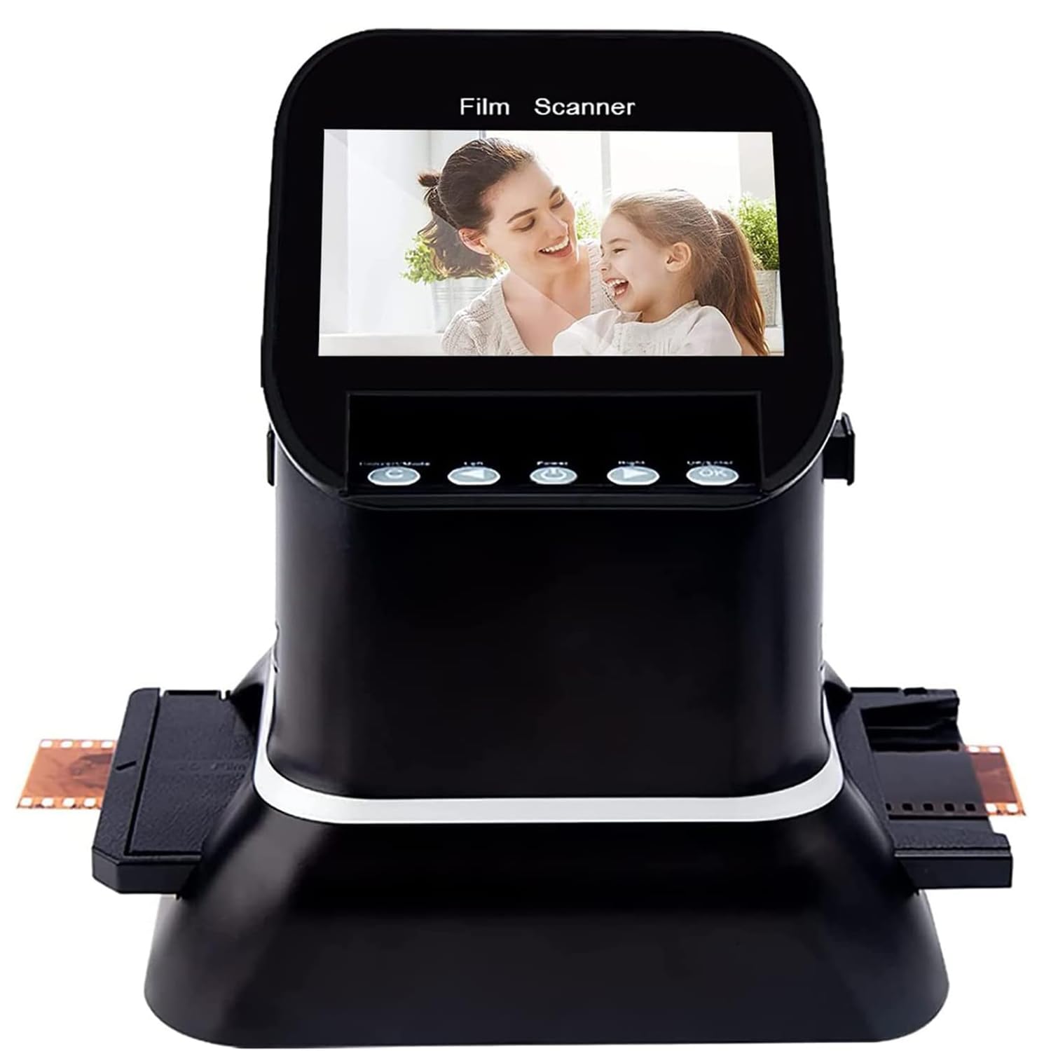 Scanner per pellicole e diapositive con schermo LCD da 4,3", converte negativi e diapositive da 35 mm, 135, 126, 127 in JPEG digitale, scanner per pellicole da 120, 22 milioni di pixel, convertitore