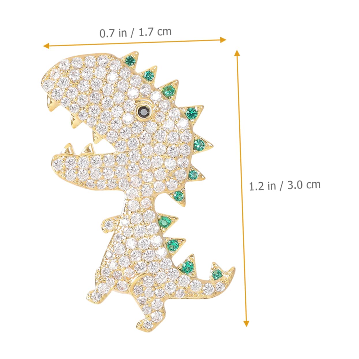 SOIMISS Spilla Di Dinosauro Pin Carino Gioielli Da Ballo Per Le Donne Spilla Da Bucato Per i Vestiti Spillone Arredamento Alla Moda Accessori Per Cappelli Golden Rame
