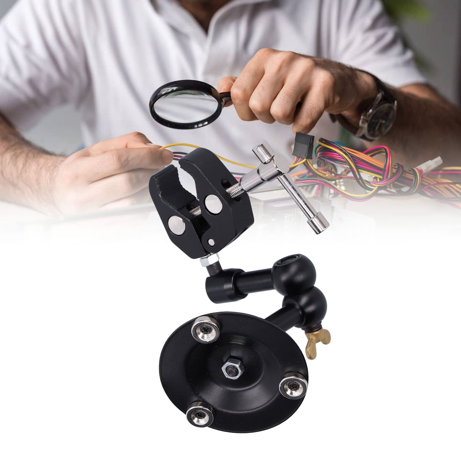 Support de pince à souder avec serrage flexible