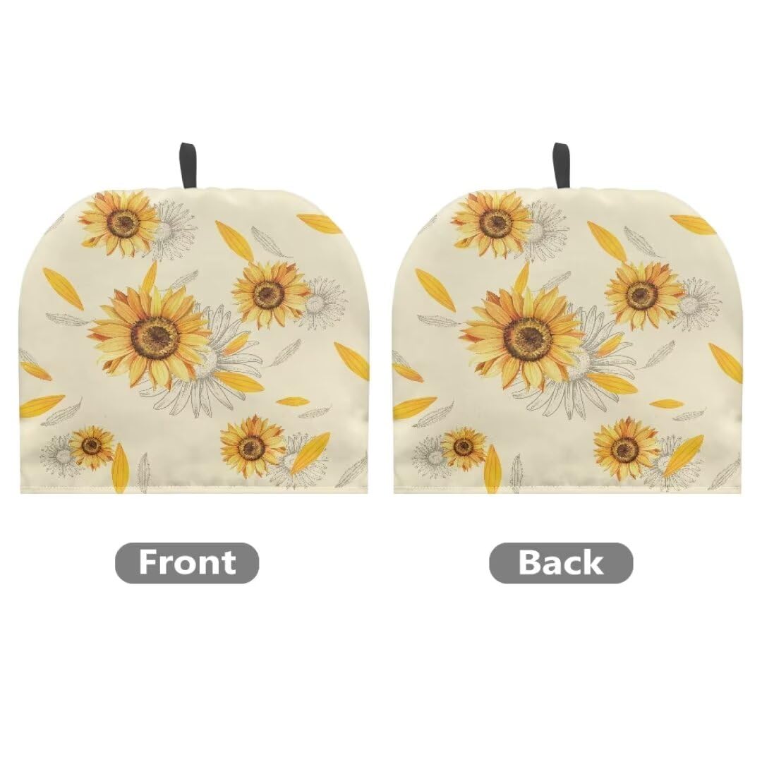 Youngerbaby Yellow Sunflower Tea Cozy for Teapot Insulated Tea Cozies for Keeping Warm for Women Tea Pot Cover Home Kitchen Accessory Decor