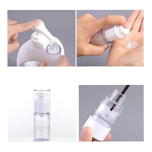 Miniatura 5 de 3 botellas de bomba sin aire de viaje, botellas de bomba sin aire, dispensador de bomba de maquillaje, botella de tamaño de viaje (botella de