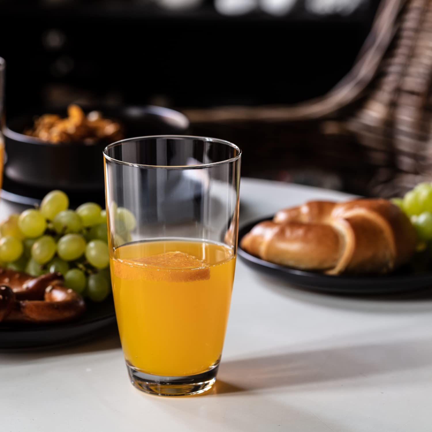 Krosno Hohe Wassertrinkgläser, 6er Set, 479.1 g Mixology Collection, ideal für den täglichen Gebrauch, Trinkgläser, bleifrei und sicher, spülmaschinenfest, Made in Europe