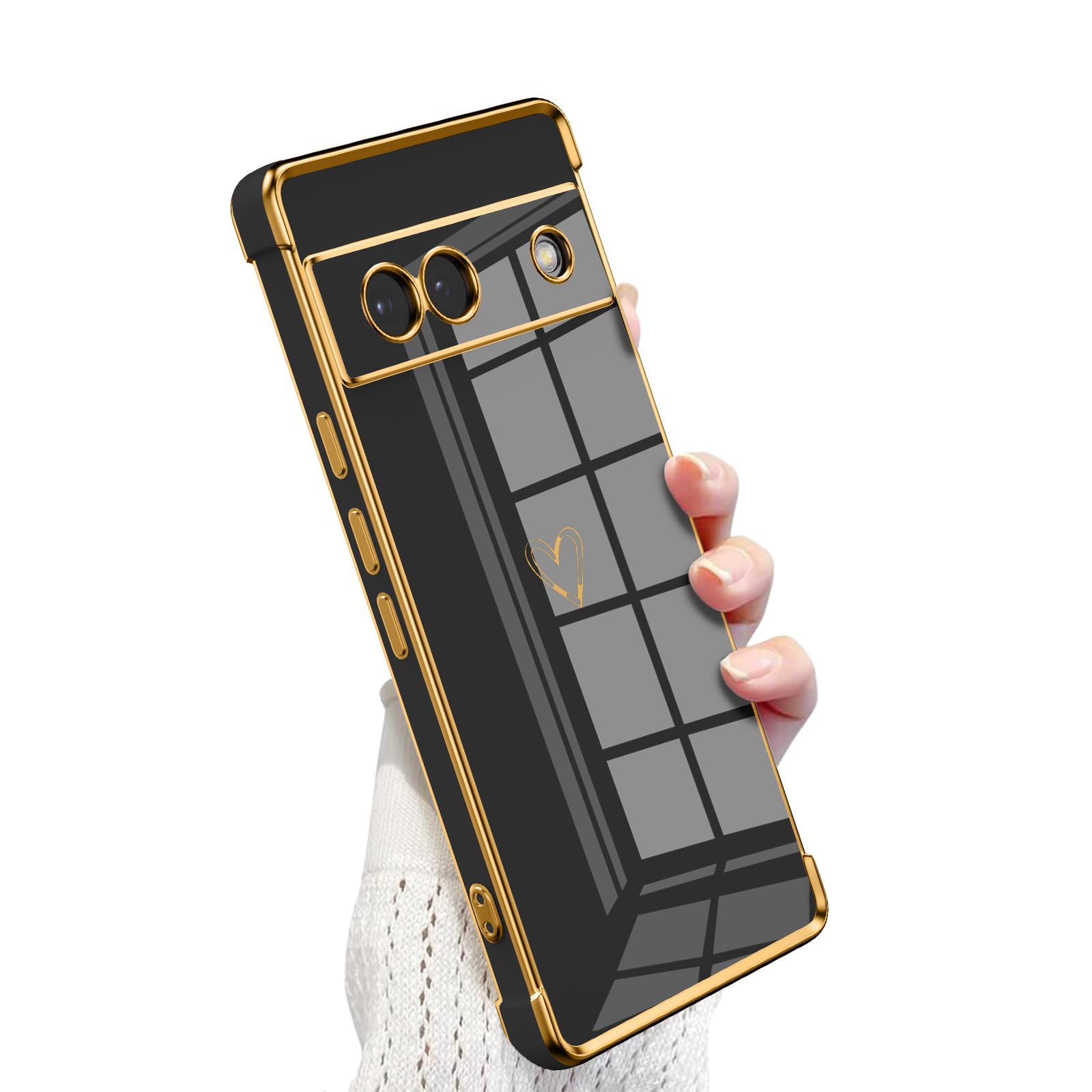 Google Pixel 7a 本体とケース付き 美品 Google Pixel 7A ケース ミラー付き 鏡付き ストラップ付き グーグル