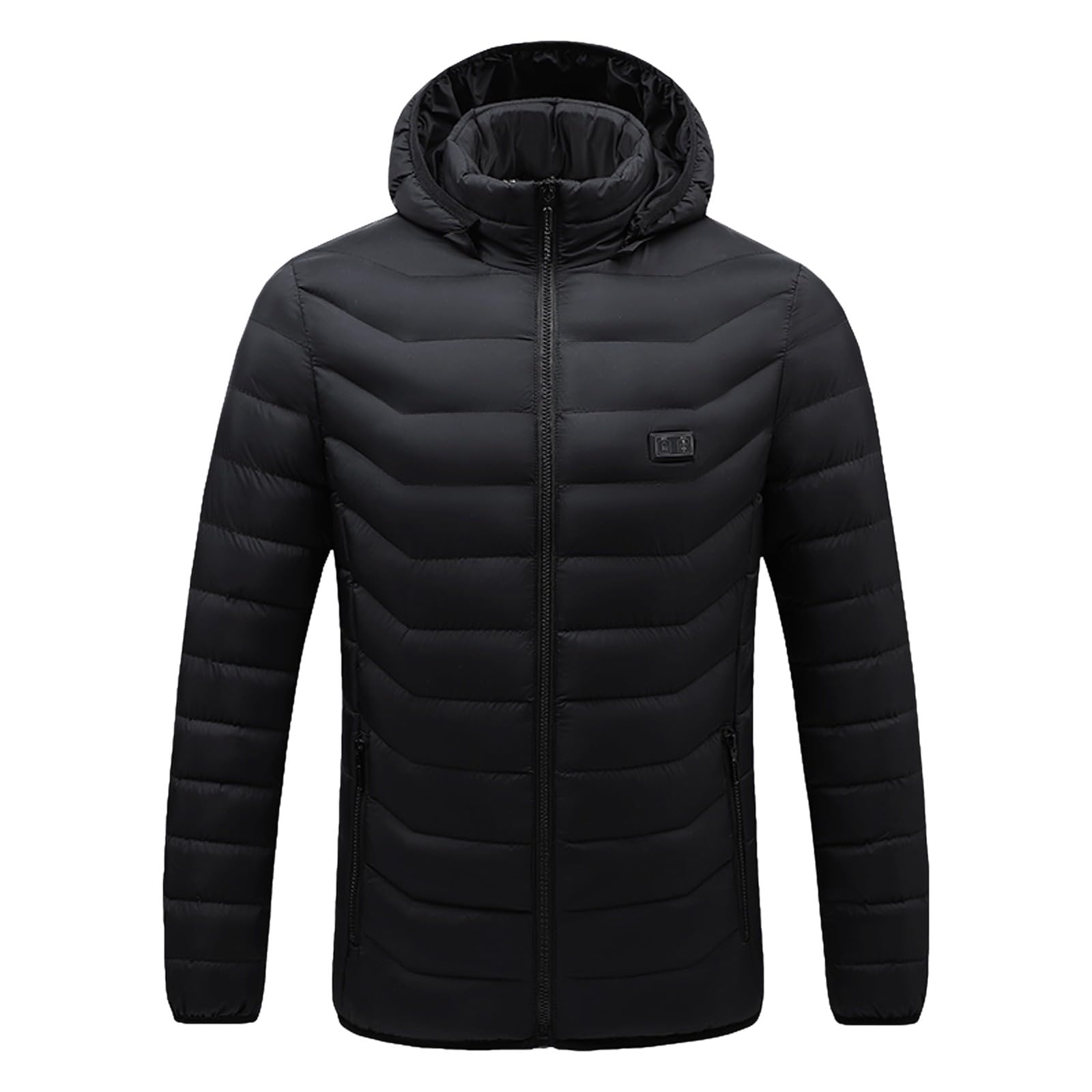 Generico Piumino Donna Elegante Curvy, Giacca da Donna Invernale Piumino,Giacche Riscaldate per Donna 9 Zone Riscaldanti Giacca Invernale Calda da Sci All'Aperto
