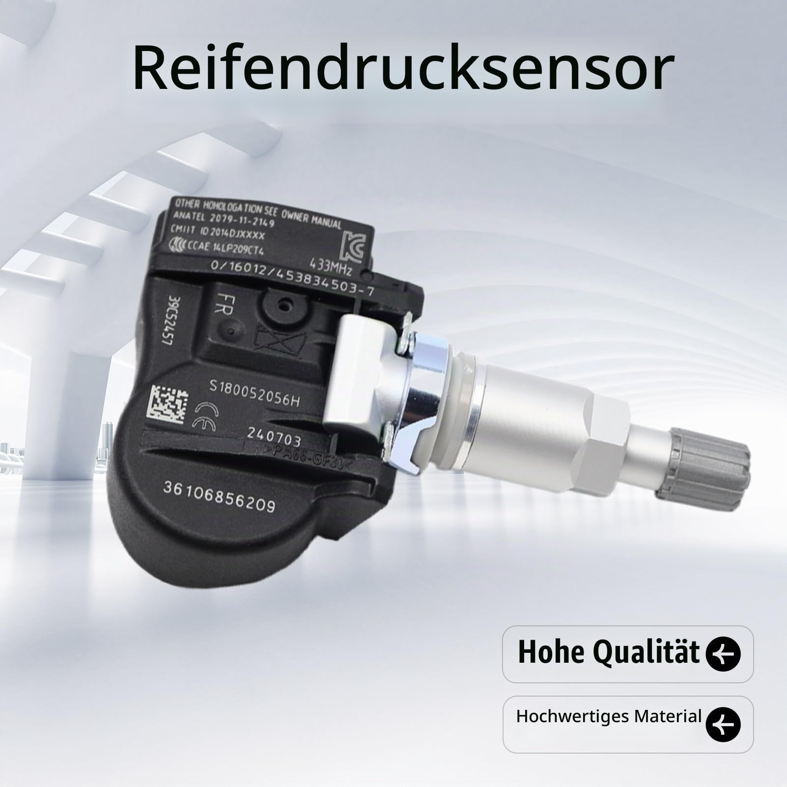 Reifendrucksensor RDKS TPMS Reifendrucksensor 36106881890 für F20 F21 F22 F23 F30 F34 F36 F45 F46 F80 F87 36106856209