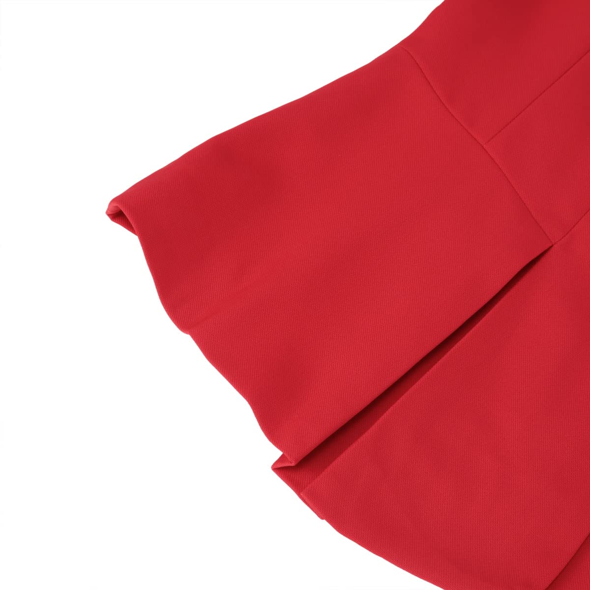 YYNUDA Damen Anzug 2-teilig Stehkragen EIN Knopf Hosenanzug solide Farbe Business Blazer + Hose