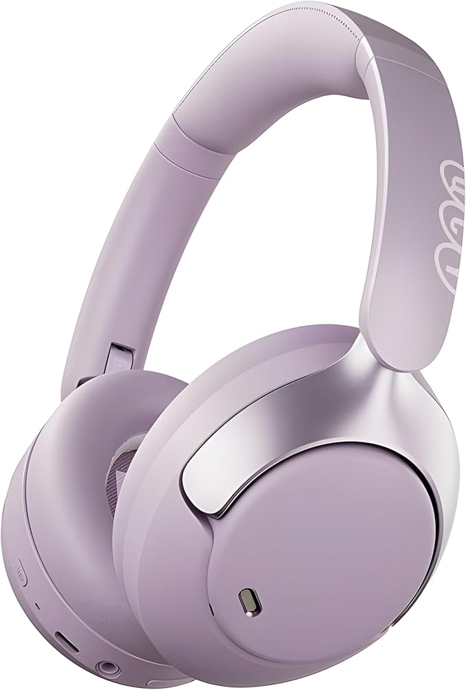 QCY H3 Pro Hybrid Anc Hi-res Ldac Bluetooth 5.4 Kafaüstü Kablosuz Lila Kulaklık Çift Cihaz Desteği