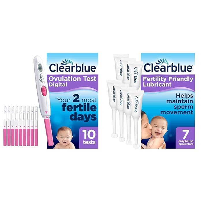 Buy Clearblue Digital Ovulation Test Kit (OPK) + Fertility Lubricant Gel, Designed for Use by