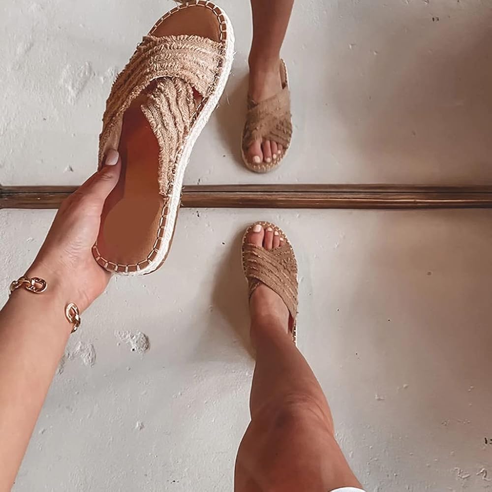 Cleo espadrille slides Clearance