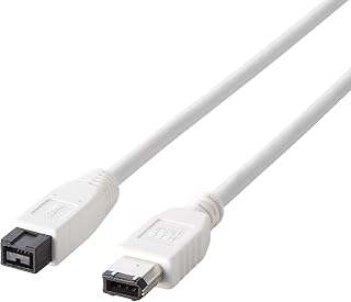 Elecom 宜丽客 FireWire电缆 (IEEE1394b 9pin to 6pin) 1m IE-961WH