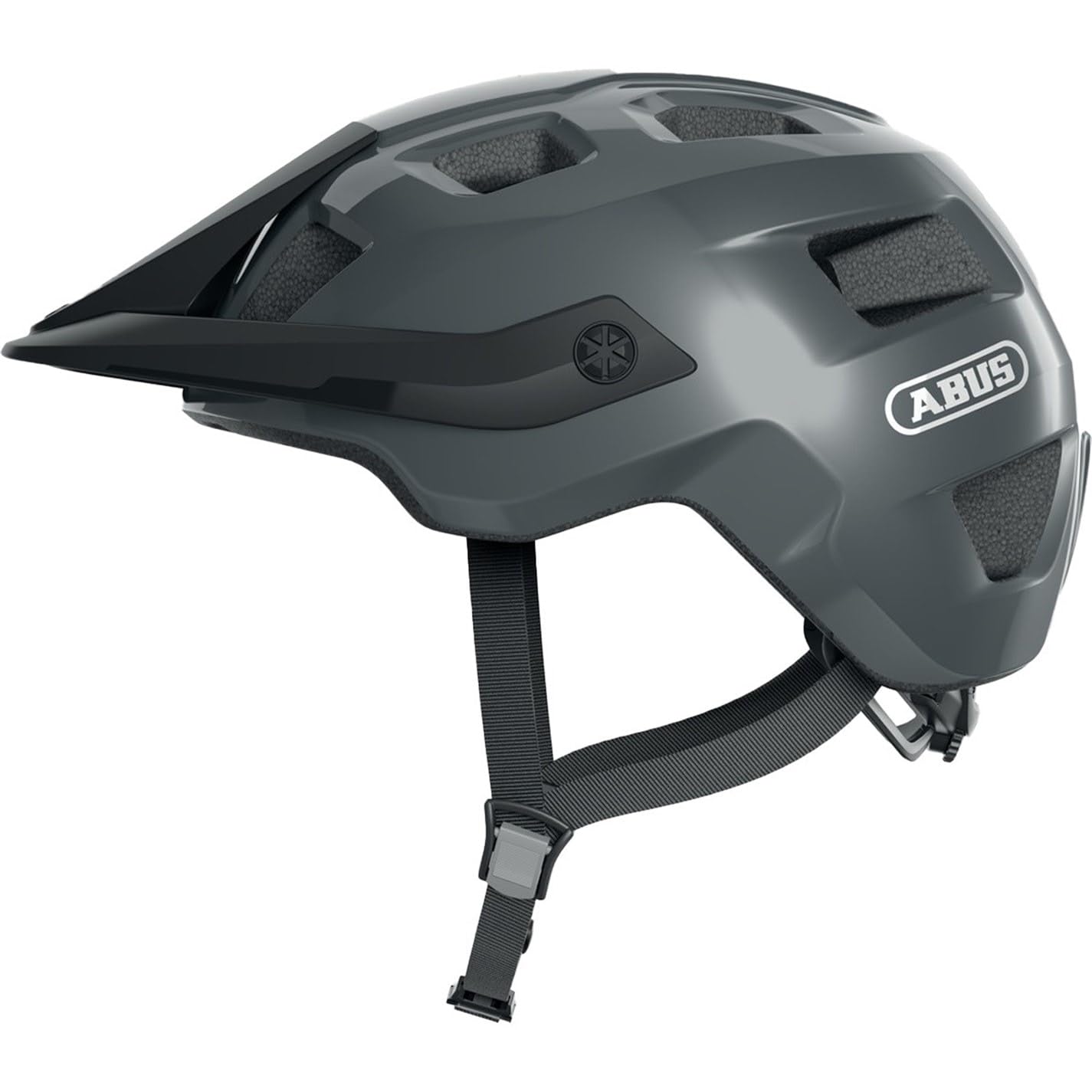 ABUS MTB-Helm MoTrip - robuster Fahrradhelm mit höhenverstellbarem Schirm für Mountainbiker - individuelle Passform - Unisex