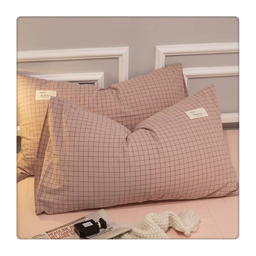 MFJGHU Lattice Pillowcases Home Bedding Decorative Pillow Cover Cotton Super Soft Case Solid Color Sofa Throw Pillows(Style B)