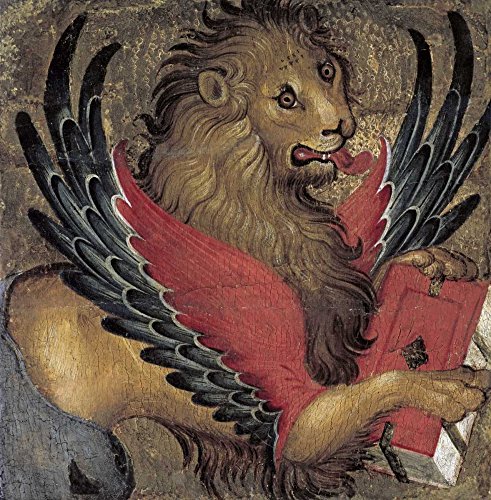 Toile Lion en majesté Michele Giambono tableau nature sauvage apaisant