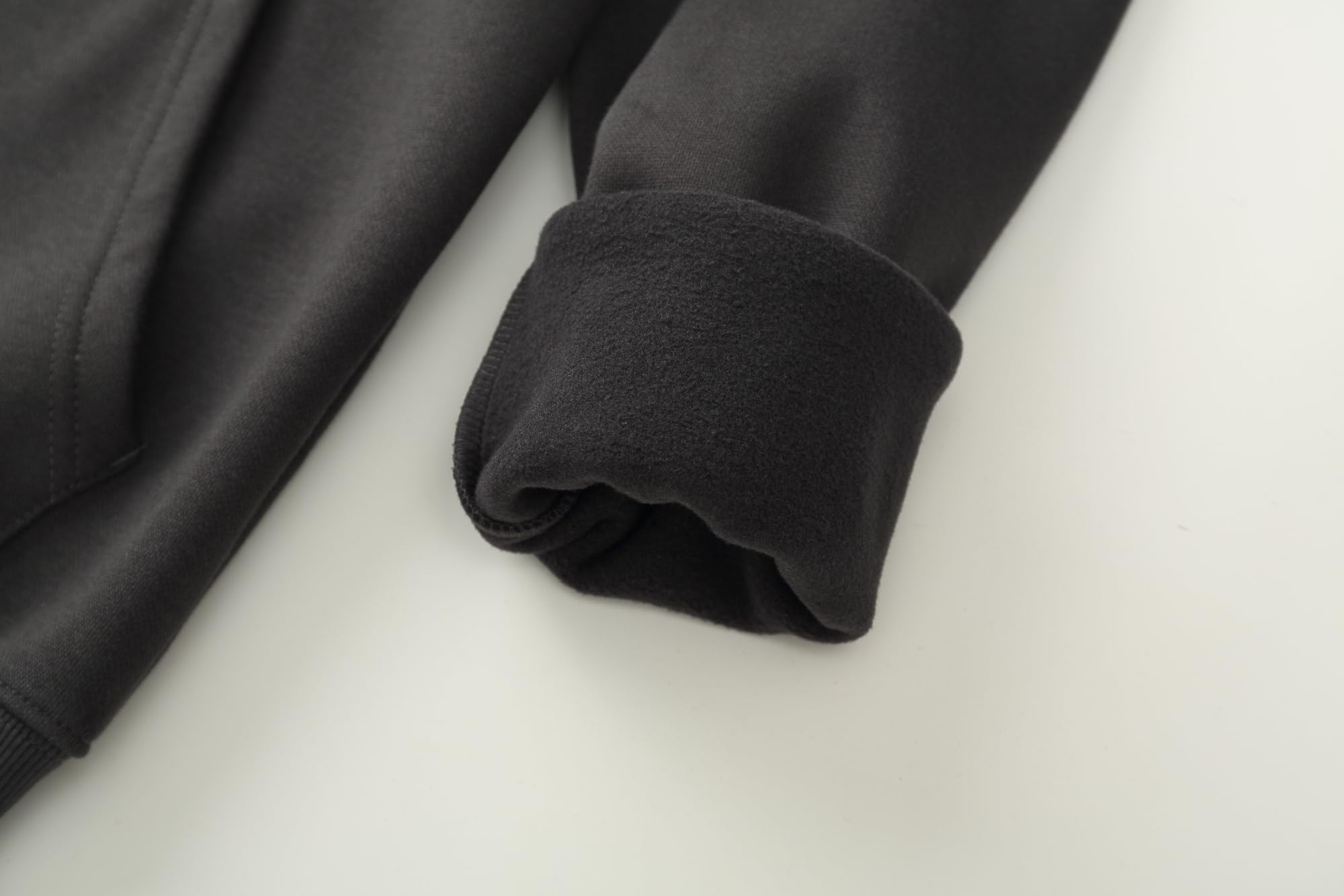 VEIISAR Schwerer Herren Kapuzenpullover 430g, extra Dicker und Warmer Winter-Hoodie mit weichem Fleece-Innenfutter