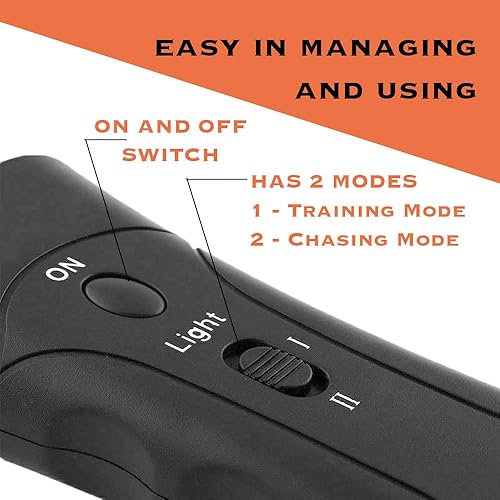 Miniatura 4 de BELMAKS Dispositivo ultrasónico de control de ladridos para perros, dispositivos ultrasónicos de 50 pies para detener los ladridos de perro con 3