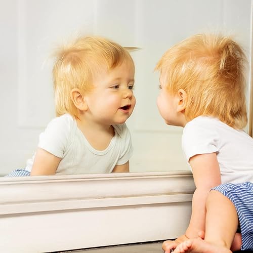 Miniatura 6 de Adhesivo de pared de espejo, 15.75 x 196.85 pulgadas, flexible, sin vidrio, película de espejo, autoadhesiva, rollo de vinilo para despegar y pegar,