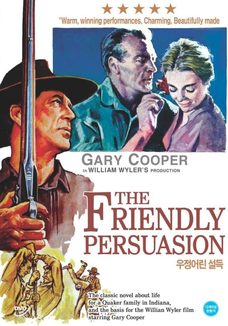 Friendly Persuasion (1956) UK Region 2 compatible ALL REGION DVD starring Gary Cooper