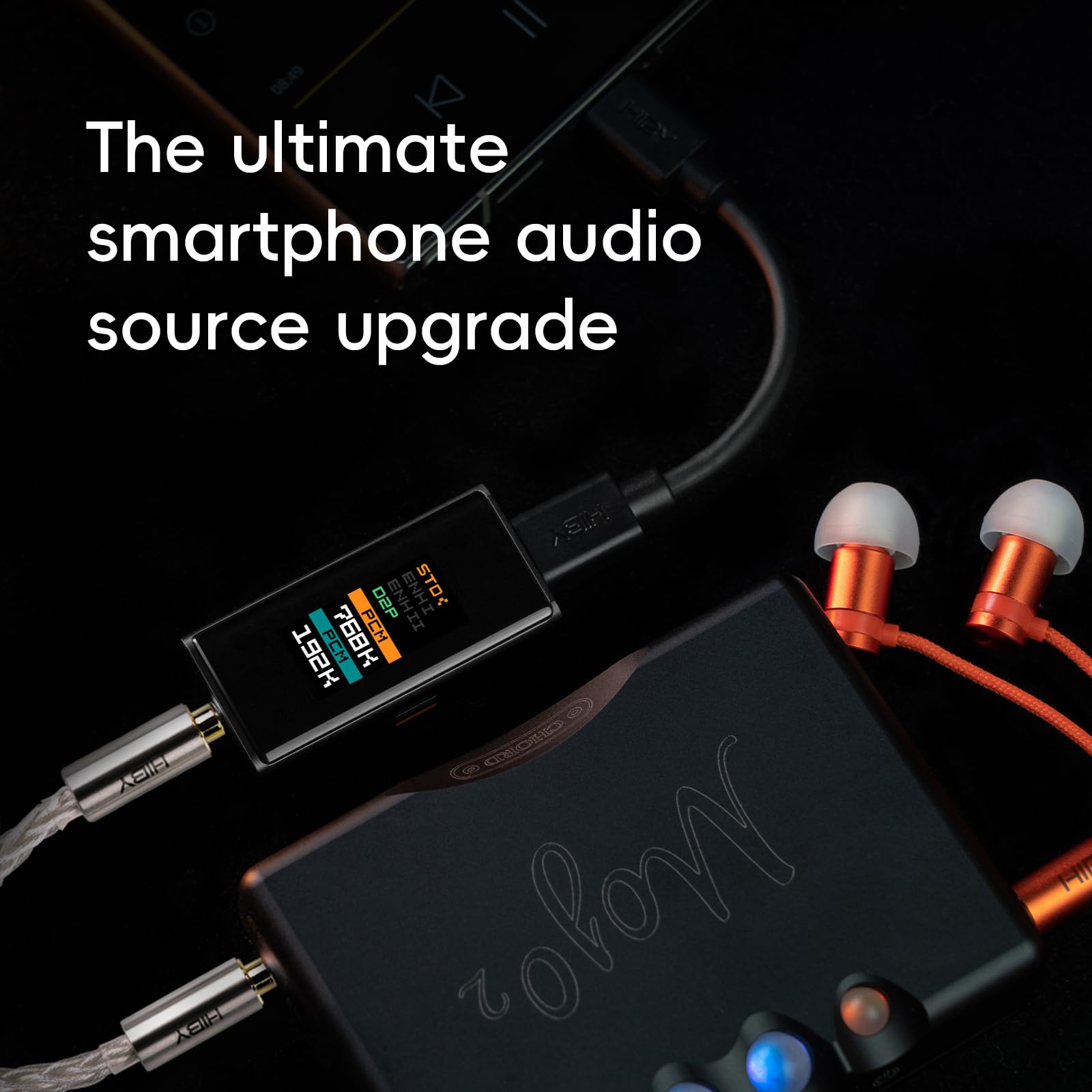 HiBy UC10 USB-C to Coaxial S/PDIF Digital Audio Converter 3 Level
