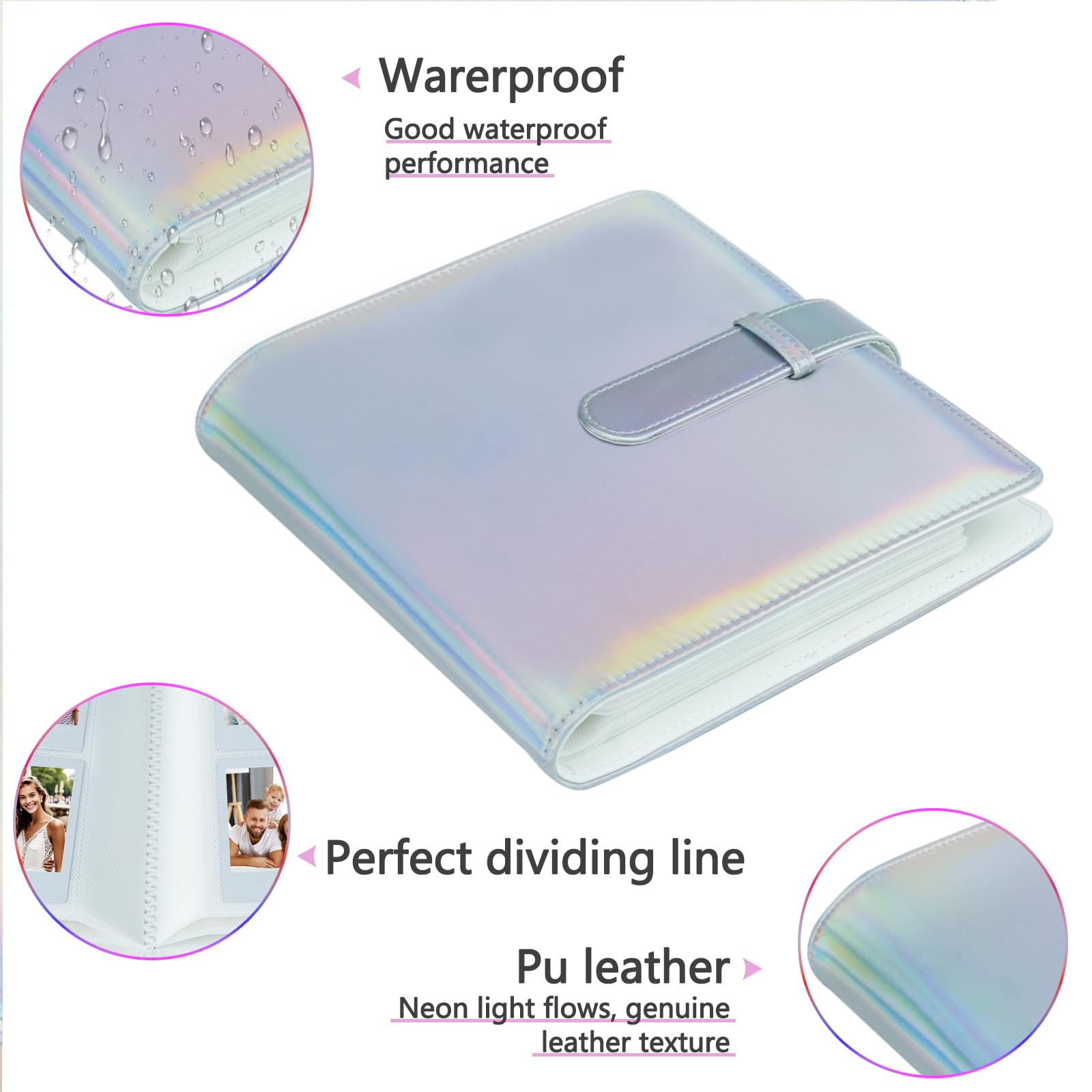 256 Pockets Photo Album for Fujifilm Instax Mini LiPlay 12 11 90 70 9 8+ 8 7S Instant Camera/Mini Link SP-1 Printer - Image 3