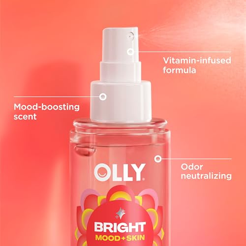 Image of OLLY Bright Body Mist with Caffeine & Vitamin C- Juicy Citrus Scent, 5 oz