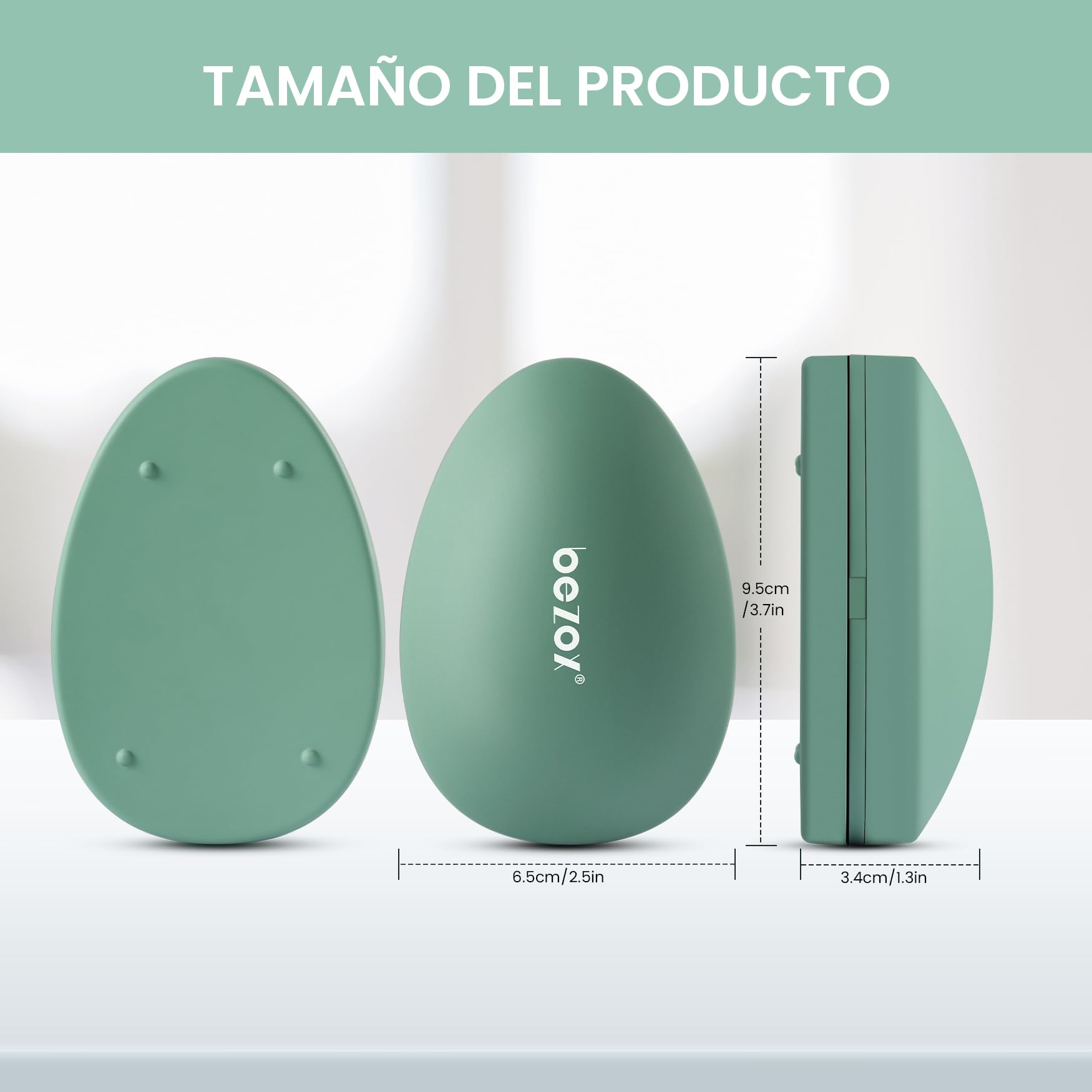 BEZOX Lima de pies y removedor de callos de nanovidrio 2 en 1 - Removedor de callos altamente efectivo Despierta pies aterciopelados - Eliminación cómoda y suave de durezas y callos