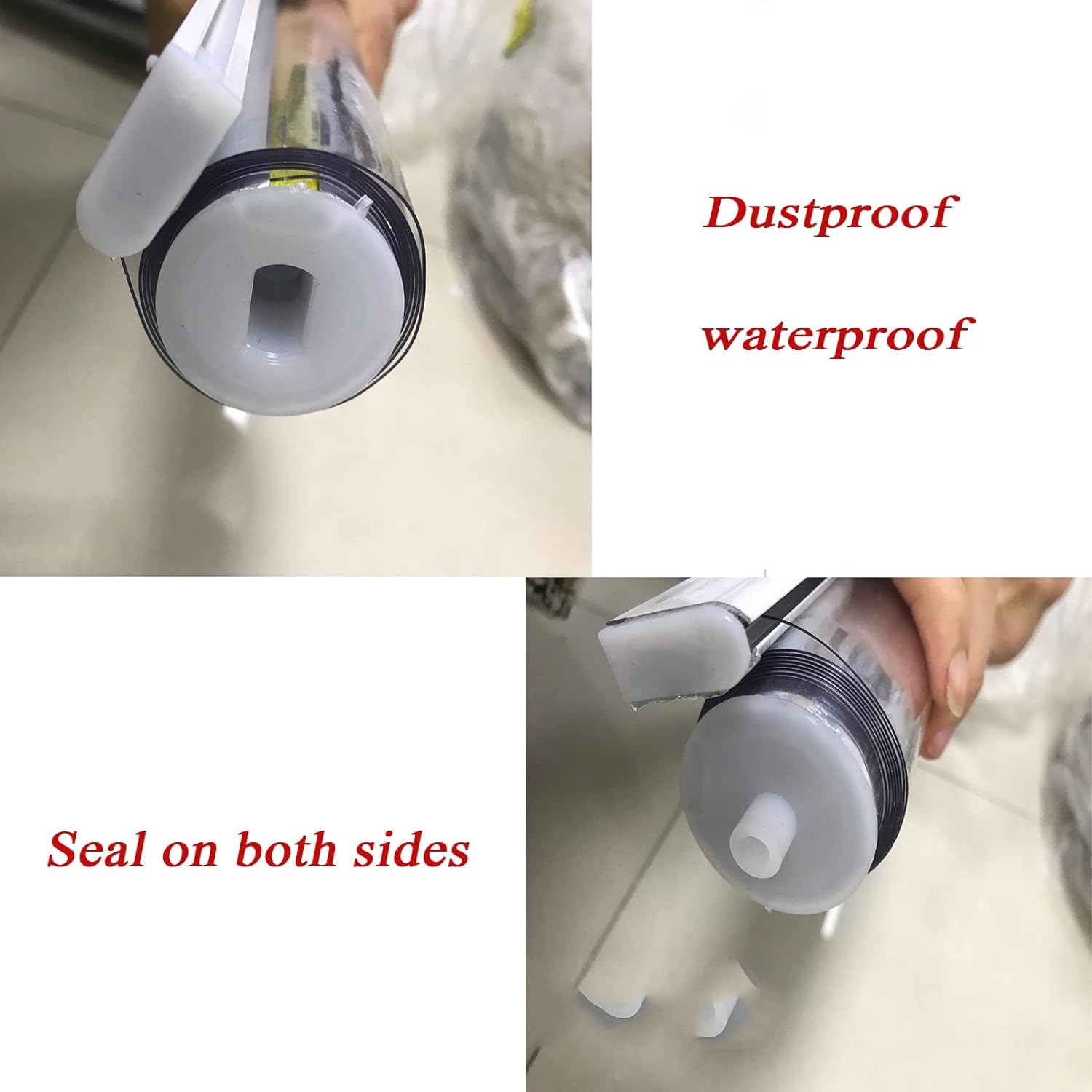 avvolgibili Tapparella Impermeabile Trasparente for pergolato e Gazebo, tapparella Trasparente, tapparelle Impermeabili(1.4x2m)