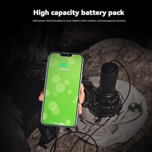 Miniatura 5 de IMALENT MS32 Linterna más brillante 200,000 lúmenes, Cree XHP70.2 LED Linternas tácticas de alto lúmenes con 8 modos de luz de flash recargable tipo