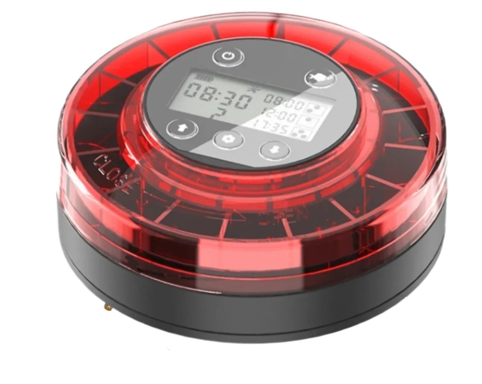 Mangiatoia Automatica per Pesci, Mangiatoia Automatica for Pesci for Acquario Distributore Automatico di Cibo con Timer Alimentatore con Timer Ricaricabile con Cavo USB Display LCD per Acquario