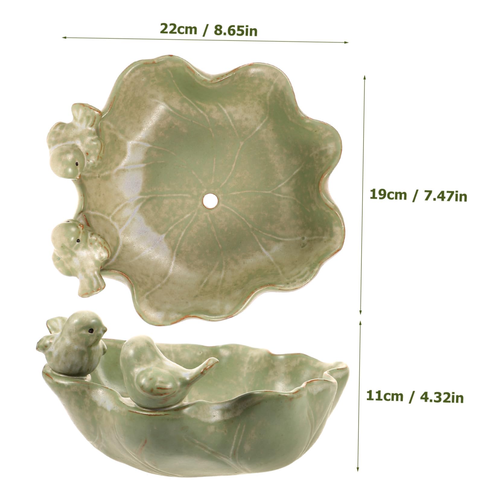 Mipcase Ceramiczna Doniczka na Sukulenty Mini Dekoracyjna Doniczka na Kwiaty Ogród Ceramika Mała Doniczka Wystrój Domu
